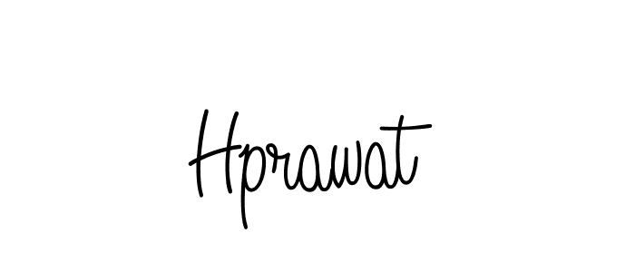 You should practise on your own different ways (Angelique-Rose-font-FFP) to write your name (Hprawat) in signature. don't let someone else do it for you. Hprawat signature style 5 images and pictures png