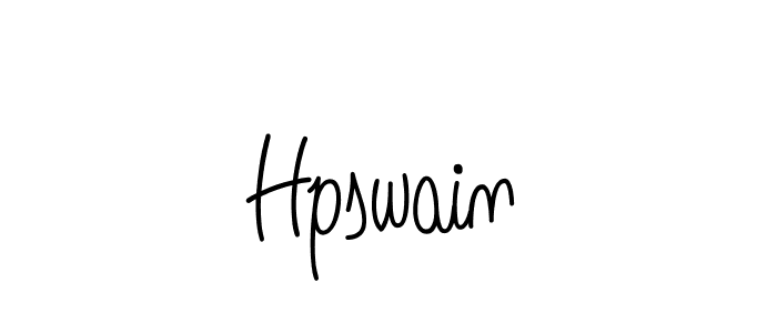 Create a beautiful signature design for name Hpswain. With this signature (Angelique-Rose-font-FFP) fonts, you can make a handwritten signature for free. Hpswain signature style 5 images and pictures png