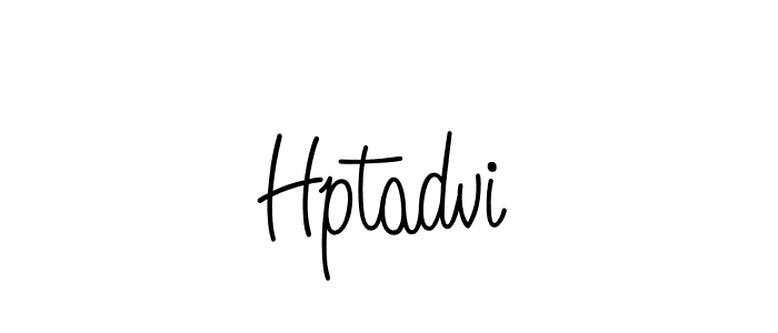 Make a beautiful signature design for name Hptadvi. With this signature (Angelique-Rose-font-FFP) style, you can create a handwritten signature for free. Hptadvi signature style 5 images and pictures png