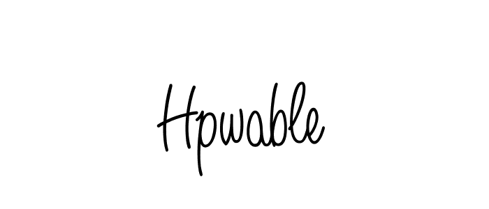 Best and Professional Signature Style for Hpwable. Angelique-Rose-font-FFP Best Signature Style Collection. Hpwable signature style 5 images and pictures png