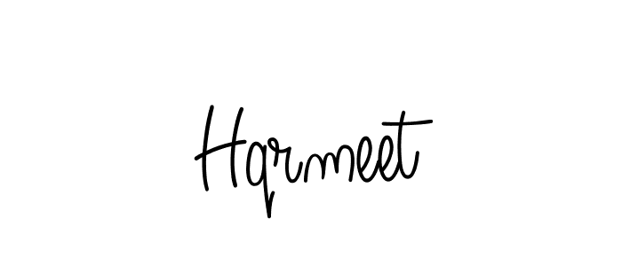 Create a beautiful signature design for name Hqrmeet. With this signature (Angelique-Rose-font-FFP) fonts, you can make a handwritten signature for free. Hqrmeet signature style 5 images and pictures png