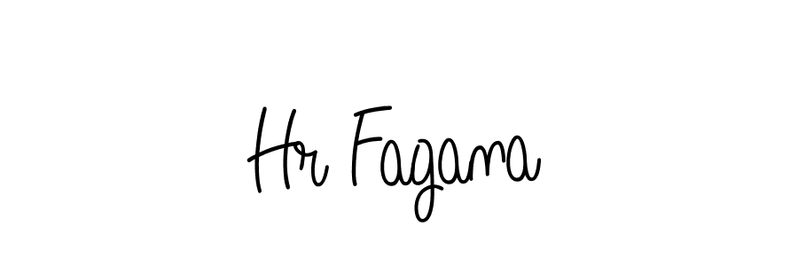 Hr Fagana stylish signature style. Best Handwritten Sign (Angelique-Rose-font-FFP) for my name. Handwritten Signature Collection Ideas for my name Hr Fagana. Hr Fagana signature style 5 images and pictures png