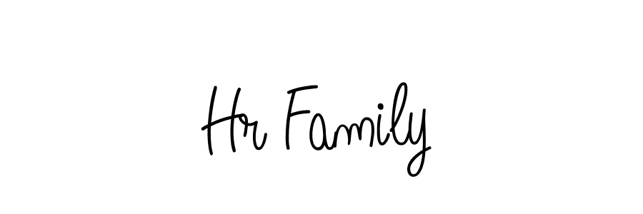 You should practise on your own different ways (Angelique-Rose-font-FFP) to write your name (Hr Family) in signature. don't let someone else do it for you. Hr Family signature style 5 images and pictures png