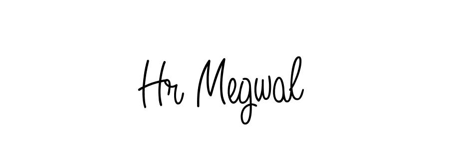 Design your own signature with our free online signature maker. With this signature software, you can create a handwritten (Angelique-Rose-font-FFP) signature for name Hr Megwal. Hr Megwal signature style 5 images and pictures png