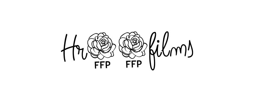 The best way (Angelique-Rose-font-FFP) to make a short signature is to pick only two or three words in your name. The name Hr71films include a total of six letters. For converting this name. Hr71films signature style 5 images and pictures png