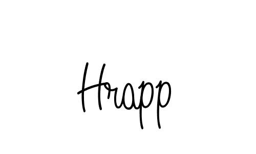 Make a beautiful signature design for name Hrapp. Use this online signature maker to create a handwritten signature for free. Hrapp signature style 5 images and pictures png
