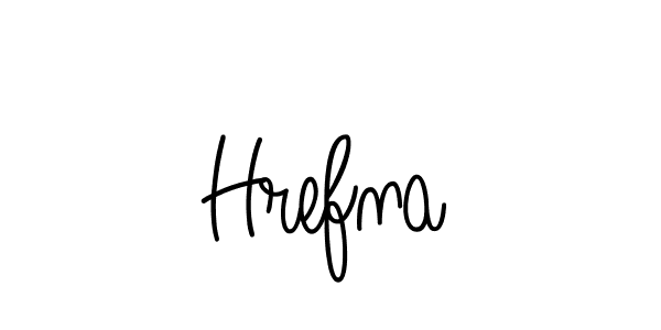 Hrefna stylish signature style. Best Handwritten Sign (Angelique-Rose-font-FFP) for my name. Handwritten Signature Collection Ideas for my name Hrefna. Hrefna signature style 5 images and pictures png