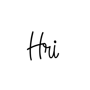 Hri stylish signature style. Best Handwritten Sign (Angelique-Rose-font-FFP) for my name. Handwritten Signature Collection Ideas for my name Hri. Hri signature style 5 images and pictures png