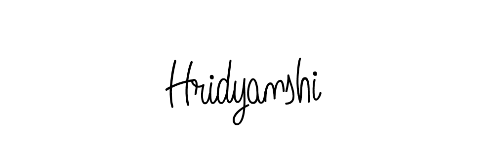 How to make Hridyanshi name signature. Use Angelique-Rose-font-FFP style for creating short signs online. This is the latest handwritten sign. Hridyanshi signature style 5 images and pictures png