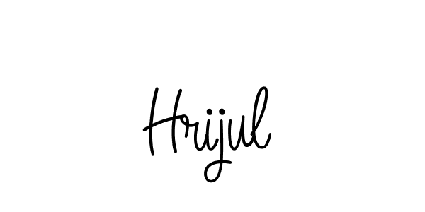 The best way (Angelique-Rose-font-FFP) to make a short signature is to pick only two or three words in your name. The name Hrijul include a total of six letters. For converting this name. Hrijul signature style 5 images and pictures png