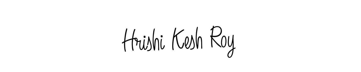 Design your own signature with our free online signature maker. With this signature software, you can create a handwritten (Angelique-Rose-font-FFP) signature for name Hrishi Kesh Roy. Hrishi Kesh Roy signature style 5 images and pictures png