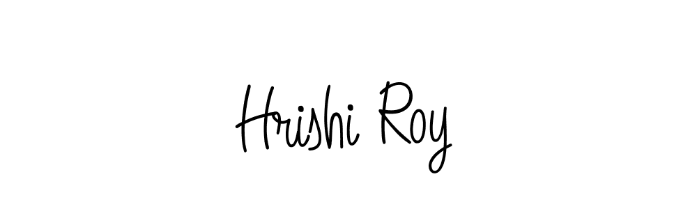 The best way (Angelique-Rose-font-FFP) to make a short signature is to pick only two or three words in your name. The name Hrishi Roy include a total of six letters. For converting this name. Hrishi Roy signature style 5 images and pictures png