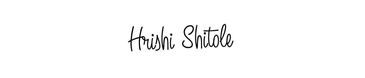 How to make Hrishi Shitole signature? Angelique-Rose-font-FFP is a professional autograph style. Create handwritten signature for Hrishi Shitole name. Hrishi Shitole signature style 5 images and pictures png