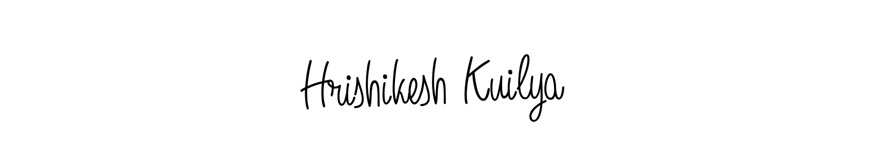 Also we have Hrishikesh Kuilya name is the best signature style. Create professional handwritten signature collection using Angelique-Rose-font-FFP autograph style. Hrishikesh Kuilya signature style 5 images and pictures png