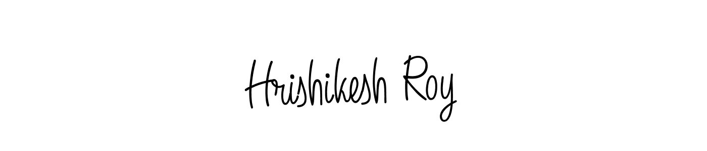 Design your own signature with our free online signature maker. With this signature software, you can create a handwritten (Angelique-Rose-font-FFP) signature for name Hrishikesh Roy. Hrishikesh Roy signature style 5 images and pictures png