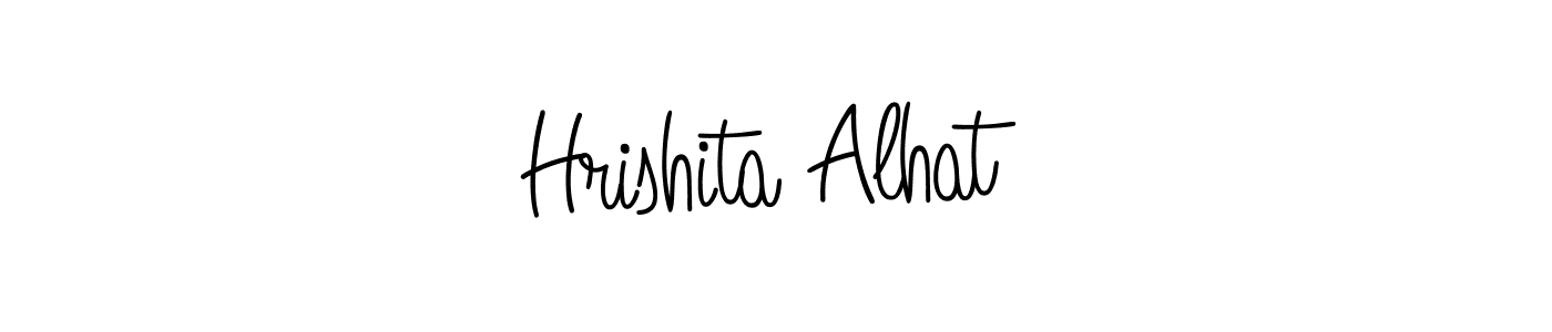 Make a beautiful signature design for name Hrishita Alhat. Use this online signature maker to create a handwritten signature for free. Hrishita Alhat signature style 5 images and pictures png