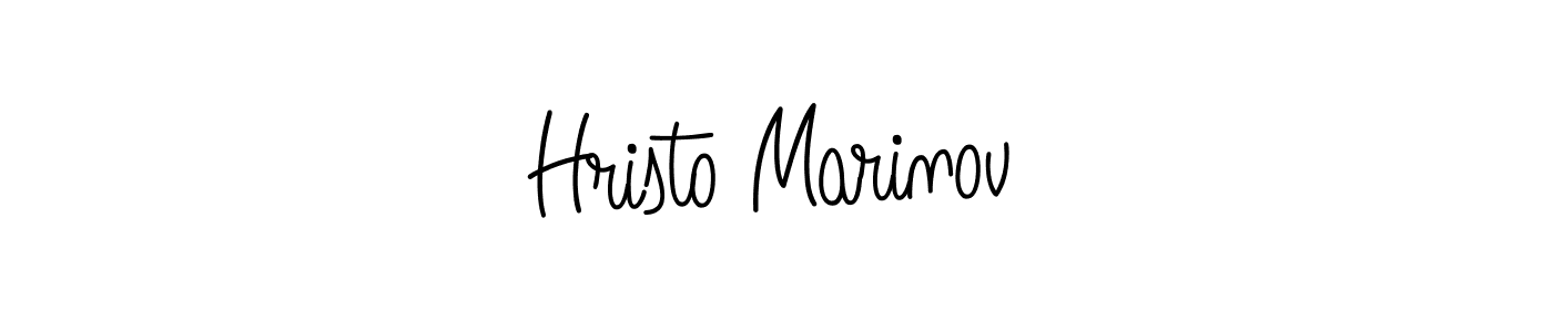 How to make Hristo Marinov signature? Angelique-Rose-font-FFP is a professional autograph style. Create handwritten signature for Hristo Marinov name. Hristo Marinov signature style 5 images and pictures png