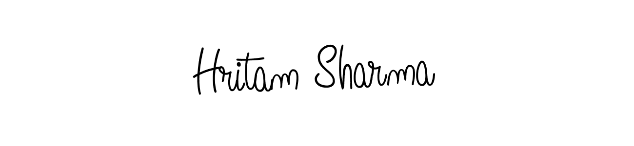 if you are searching for the best signature style for your name Hritam Sharma. so please give up your signature search. here we have designed multiple signature styles  using Angelique-Rose-font-FFP. Hritam Sharma signature style 5 images and pictures png