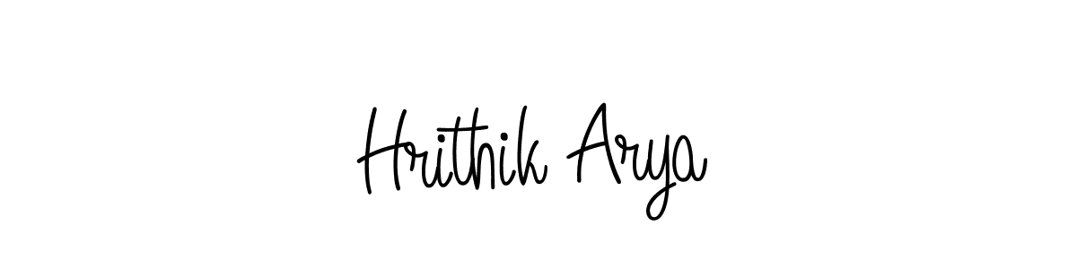 Also we have Hrithik Arya name is the best signature style. Create professional handwritten signature collection using Angelique-Rose-font-FFP autograph style. Hrithik Arya signature style 5 images and pictures png