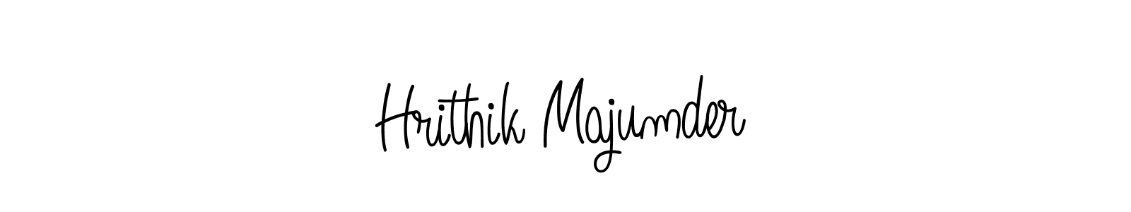 How to make Hrithik Majumder name signature. Use Angelique-Rose-font-FFP style for creating short signs online. This is the latest handwritten sign. Hrithik Majumder signature style 5 images and pictures png