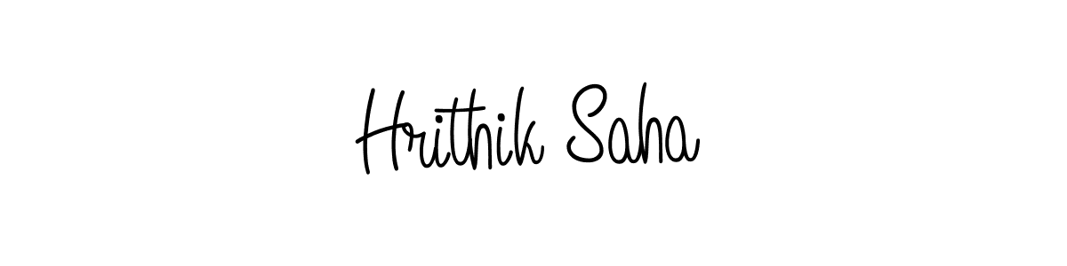 How to make Hrithik Saha signature? Angelique-Rose-font-FFP is a professional autograph style. Create handwritten signature for Hrithik Saha name. Hrithik Saha signature style 5 images and pictures png
