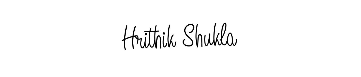 How to make Hrithik Shukla name signature. Use Angelique-Rose-font-FFP style for creating short signs online. This is the latest handwritten sign. Hrithik Shukla signature style 5 images and pictures png