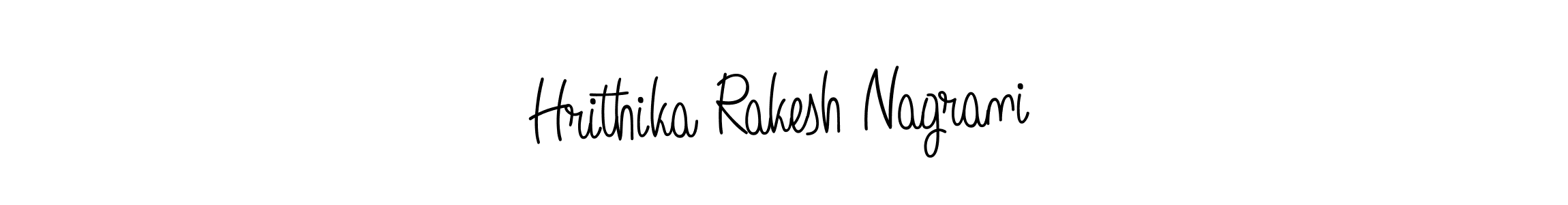 Make a beautiful signature design for name Hrithika Rakesh Nagrani. Use this online signature maker to create a handwritten signature for free. Hrithika Rakesh Nagrani signature style 5 images and pictures png