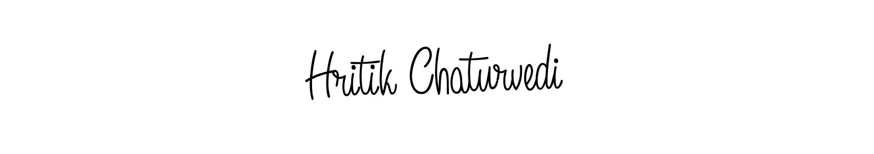 Hritik Chaturvedi stylish signature style. Best Handwritten Sign (Angelique-Rose-font-FFP) for my name. Handwritten Signature Collection Ideas for my name Hritik Chaturvedi. Hritik Chaturvedi signature style 5 images and pictures png