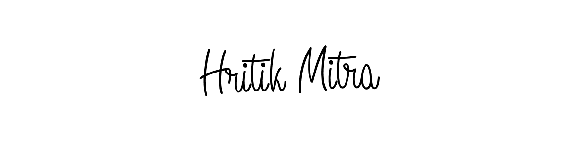 Create a beautiful signature design for name Hritik Mitra. With this signature (Angelique-Rose-font-FFP) fonts, you can make a handwritten signature for free. Hritik Mitra signature style 5 images and pictures png