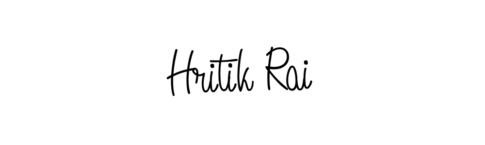 Hritik Rai stylish signature style. Best Handwritten Sign (Angelique-Rose-font-FFP) for my name. Handwritten Signature Collection Ideas for my name Hritik Rai. Hritik Rai signature style 5 images and pictures png