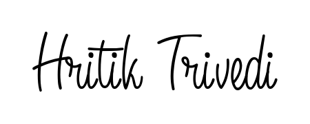 A sleek calligraphic signature for name Hritik Trivedi utilizing Angelique-Rose-font-FFP styling. Great for adding personal signatures to photos and art. Hritik Trivedi signature style 5 images and pictures png
