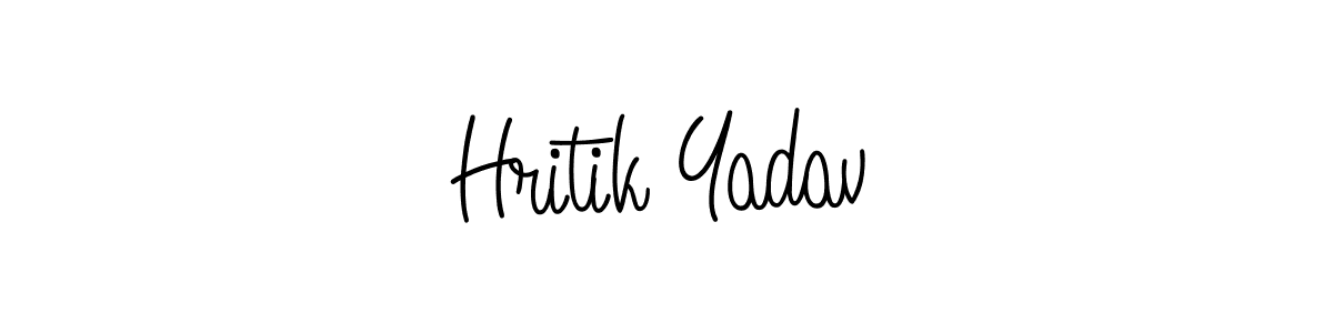 Best and Professional Signature Style for Hritik Yadav. Angelique-Rose-font-FFP Best Signature Style Collection. Hritik Yadav signature style 5 images and pictures png