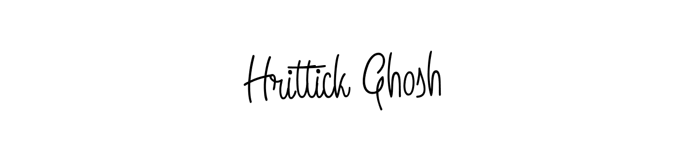 Hrittick Ghosh stylish signature style. Best Handwritten Sign (Angelique-Rose-font-FFP) for my name. Handwritten Signature Collection Ideas for my name Hrittick Ghosh. Hrittick Ghosh signature style 5 images and pictures png