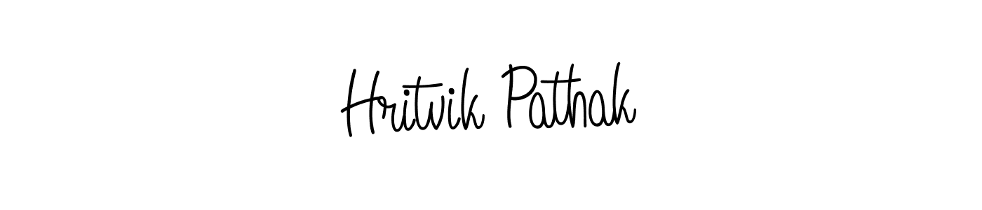 Use a signature maker to create a handwritten signature online. With this signature software, you can design (Angelique-Rose-font-FFP) your own signature for name Hritvik Pathak. Hritvik Pathak signature style 5 images and pictures png