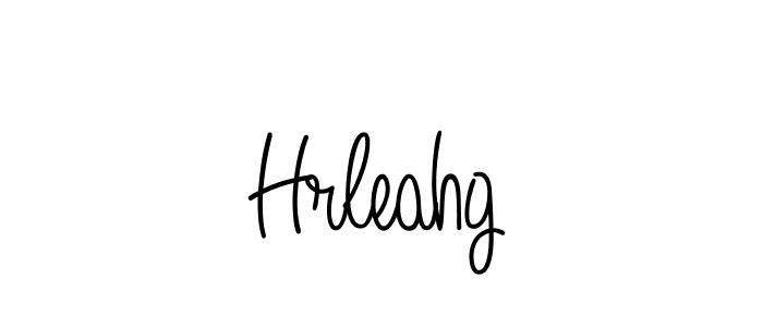 How to Draw Hrleahg signature style? Angelique-Rose-font-FFP is a latest design signature styles for name Hrleahg. Hrleahg signature style 5 images and pictures png