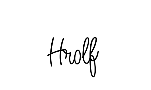 Also we have Hrolf name is the best signature style. Create professional handwritten signature collection using Angelique-Rose-font-FFP autograph style. Hrolf signature style 5 images and pictures png