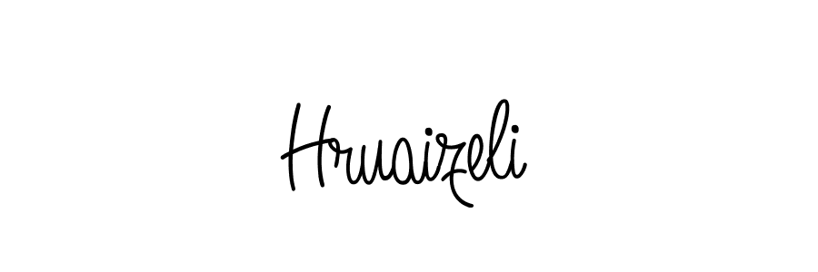 Once you've used our free online signature maker to create your best signature Angelique-Rose-font-FFP style, it's time to enjoy all of the benefits that Hruaizeli name signing documents. Hruaizeli signature style 5 images and pictures png