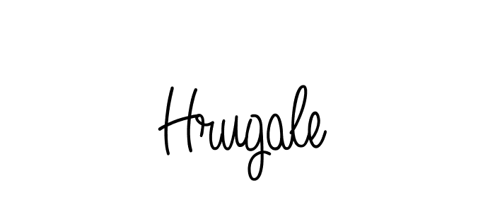Design your own signature with our free online signature maker. With this signature software, you can create a handwritten (Angelique-Rose-font-FFP) signature for name Hrugale. Hrugale signature style 5 images and pictures png