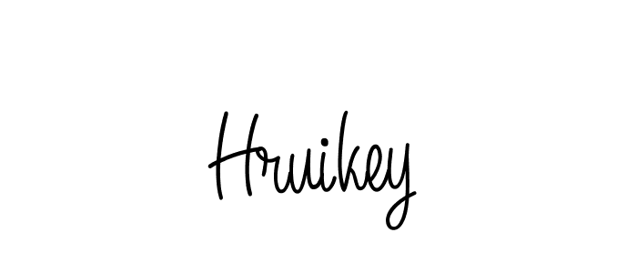 How to Draw Hruikey signature style? Angelique-Rose-font-FFP is a latest design signature styles for name Hruikey. Hruikey signature style 5 images and pictures png