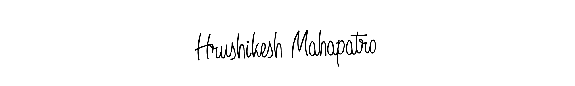 Use a signature maker to create a handwritten signature online. With this signature software, you can design (Angelique-Rose-font-FFP) your own signature for name Hrushikesh Mahapatro. Hrushikesh Mahapatro signature style 5 images and pictures png