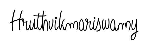 The Angelique-Rose-font-FFP handwriting style adds charm and authenticity to name Hruthvikmariswamy. A wonderful choice for personal thank-you notes. Hruthvikmariswamy signature style 5 images and pictures png