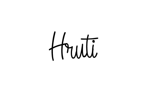 Create a beautiful signature design for name Hruti. With this signature (Angelique-Rose-font-FFP) fonts, you can make a handwritten signature for free. Hruti signature style 5 images and pictures png