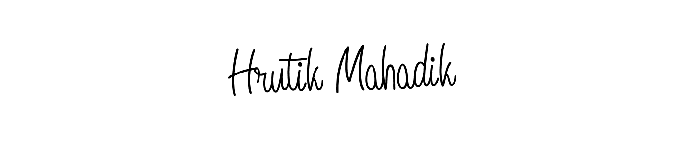 if you are searching for the best signature style for your name Hrutik Mahadik. so please give up your signature search. here we have designed multiple signature styles  using Angelique-Rose-font-FFP. Hrutik Mahadik signature style 5 images and pictures png