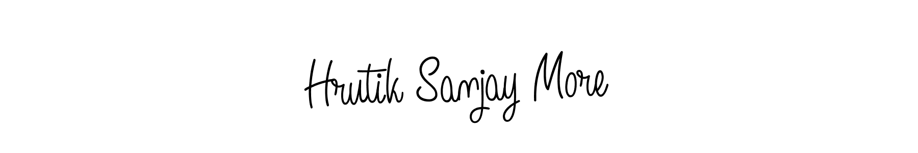 Also You can easily find your signature by using the search form. We will create Hrutik Sanjay More name handwritten signature images for you free of cost using Angelique-Rose-font-FFP sign style. Hrutik Sanjay More signature style 5 images and pictures png