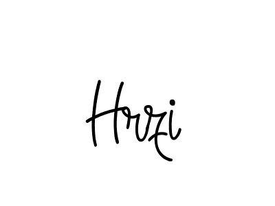 Also You can easily find your signature by using the search form. We will create Hrzi name handwritten signature images for you free of cost using Angelique-Rose-font-FFP sign style. Hrzi signature style 5 images and pictures png