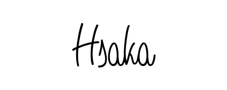 Enhance your business communications with Hsaka signature in Angelique-Rose-font-FFP lettering. Clean, modern, and universally compatible. Hsaka signature style 5 images and pictures png