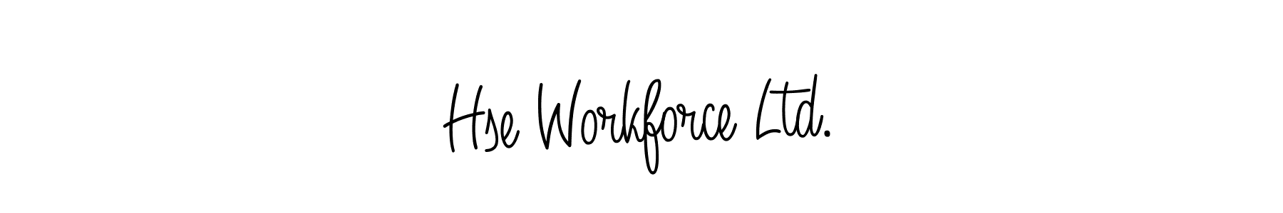 How to Draw Hse Workforce Ltd. signature style? Angelique-Rose-font-FFP is a latest design signature styles for name Hse Workforce Ltd.. Hse Workforce Ltd. signature style 5 images and pictures png