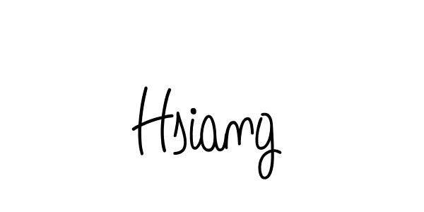 Design your own signature with our free online signature maker. With this signature software, you can create a handwritten (Angelique-Rose-font-FFP) signature for name Hsiang. Hsiang signature style 5 images and pictures png