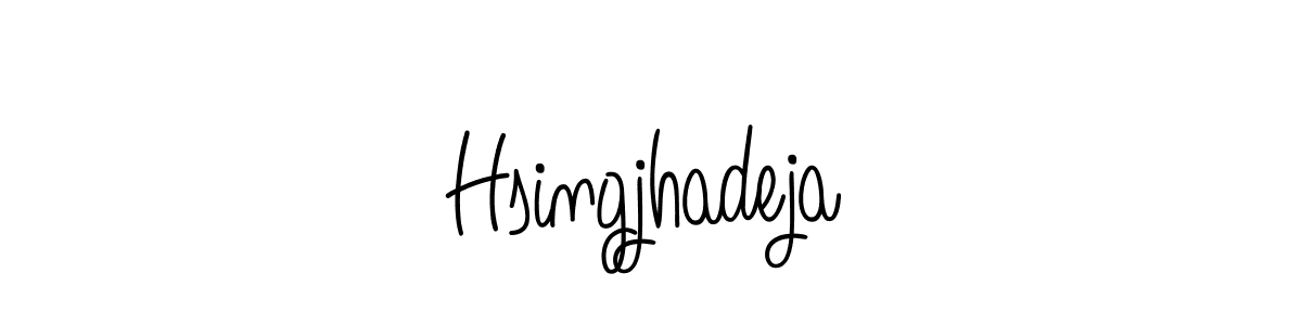 Design your own signature with our free online signature maker. With this signature software, you can create a handwritten (Angelique-Rose-font-FFP) signature for name Hsingjhadeja. Hsingjhadeja signature style 5 images and pictures png