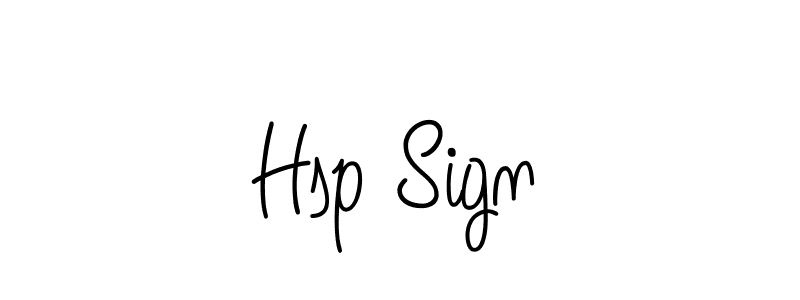 How to make Hsp Sign name signature. Use Angelique-Rose-font-FFP style for creating short signs online. This is the latest handwritten sign. Hsp Sign signature style 5 images and pictures png